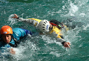 Curso de Seguridad y Rescate en R�os de Monta�a